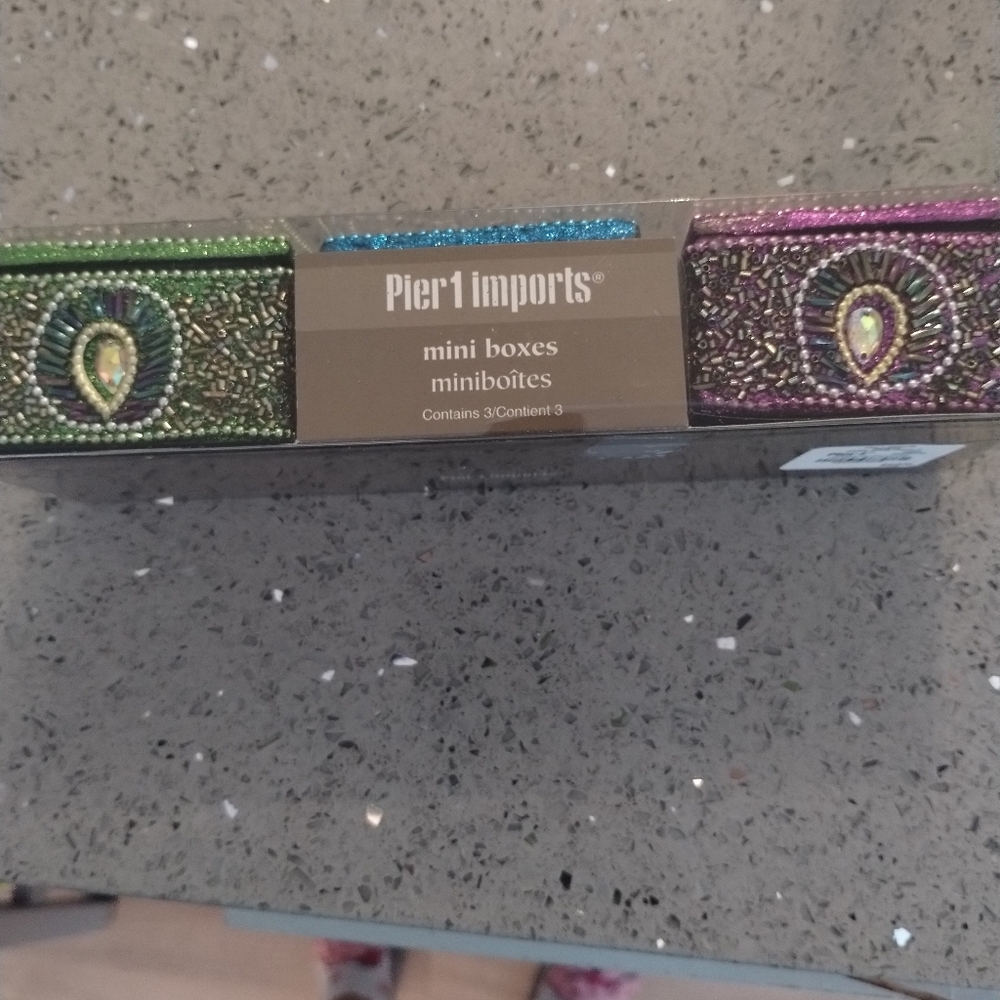 Pier 1 Colorful Mini Box Trio